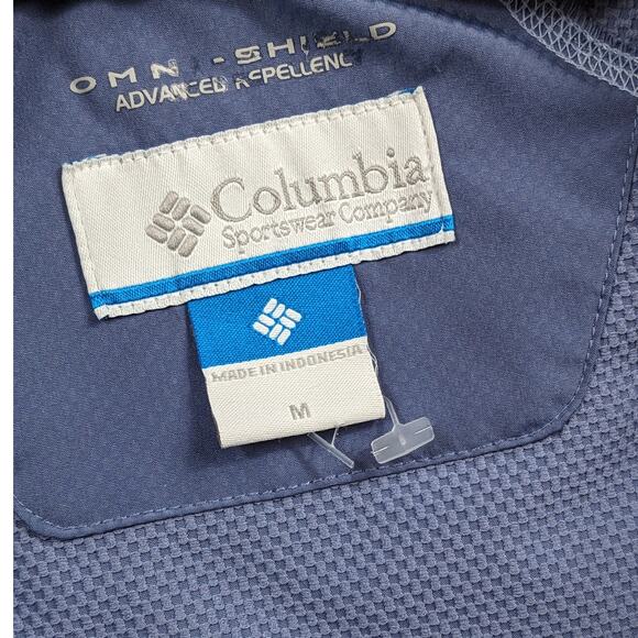 Columbia Jacket Women Medium Softshell Omni Shield Zip Hiking Running Activewear - Picture 2 of 13